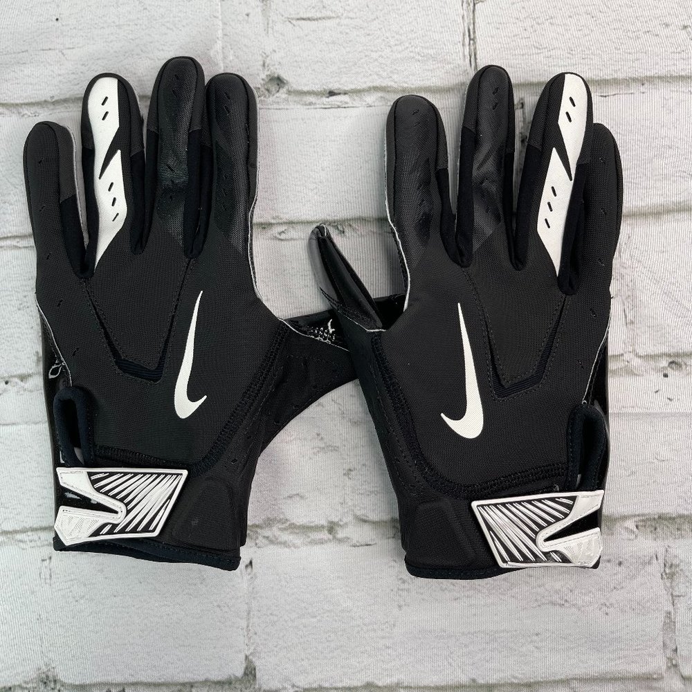 Nike Vapor Jet 5.0 Men’s Size 2XL Football Wide Receiver Gripped Gloves Black